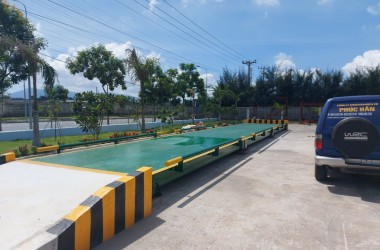 TRẠM CÂN 100 TẤN 18 MÉT - KIỂU NỔI