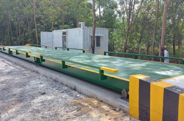 TRẠM CÂN 80 TẤN 18 MÉT - KIỂU NỔI