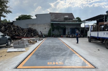 CÂN XE TẢI CHÍNH HÃNG 40,60,80,100 TẤN -CTY PHÚC HÂN